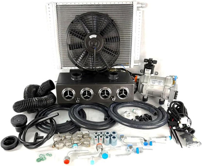 A/C KIT ELECTRIC 12 VOLTS HEAT & COOL 404 WITH 2 AUXILIARY DEFROSTER VENT SW