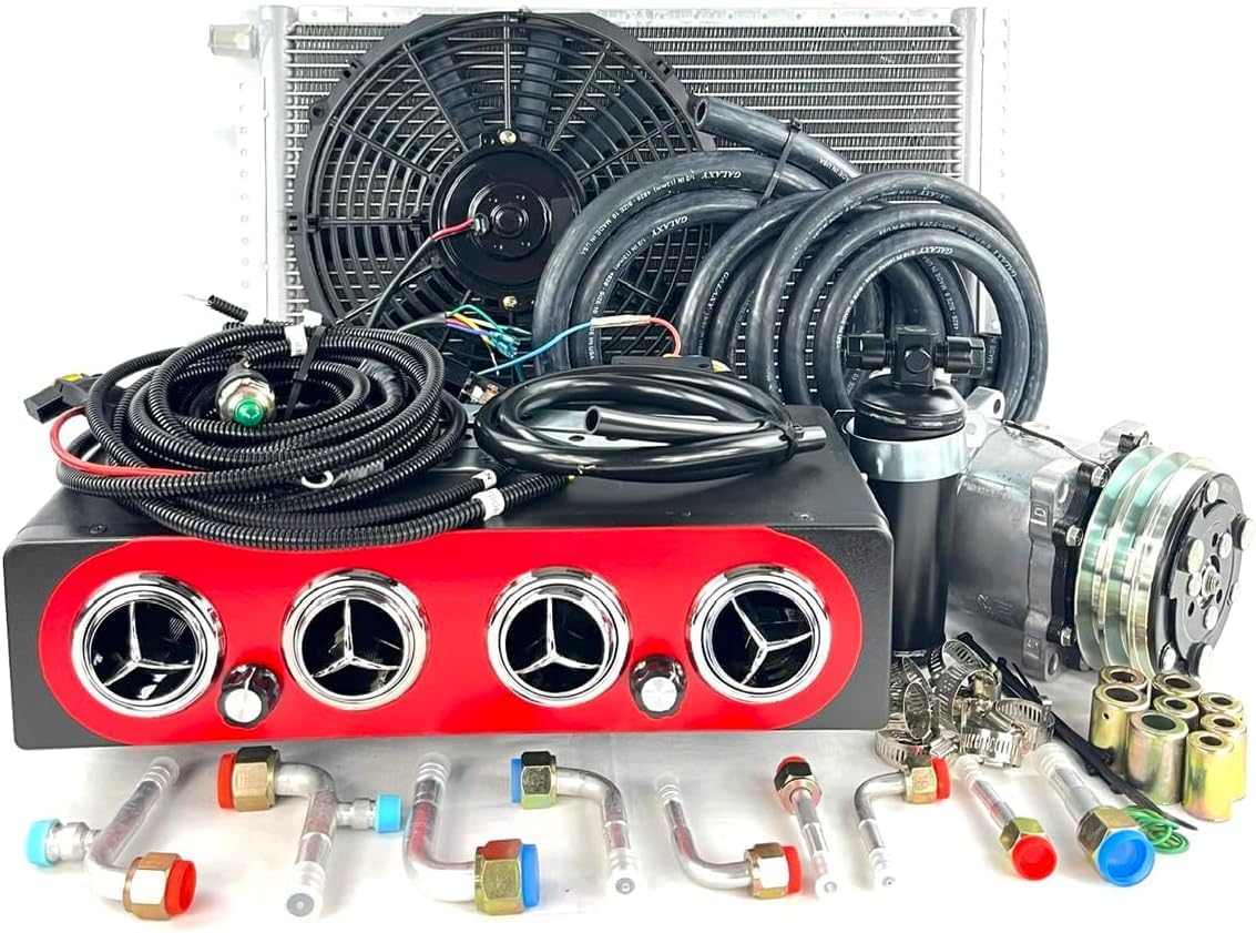 24 VOLTS UNIVERSAL UNDER DASH EVAPORATOR 450A-000 RED CSL Heat and Cool