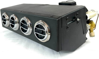24 VOLTS KIT UNDERDASH EVAPORATOR 450-000 SH HEAT AND COOL CHROME VENTS