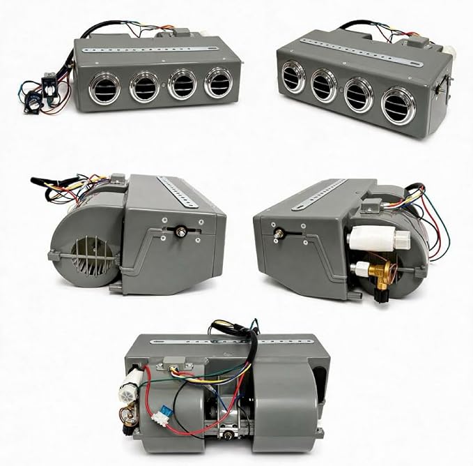 A/C KIT UNIVERSAL UNDER DASH EVAPORATOR 432-0 SH GREY COMPRESSOR 2A SILVER