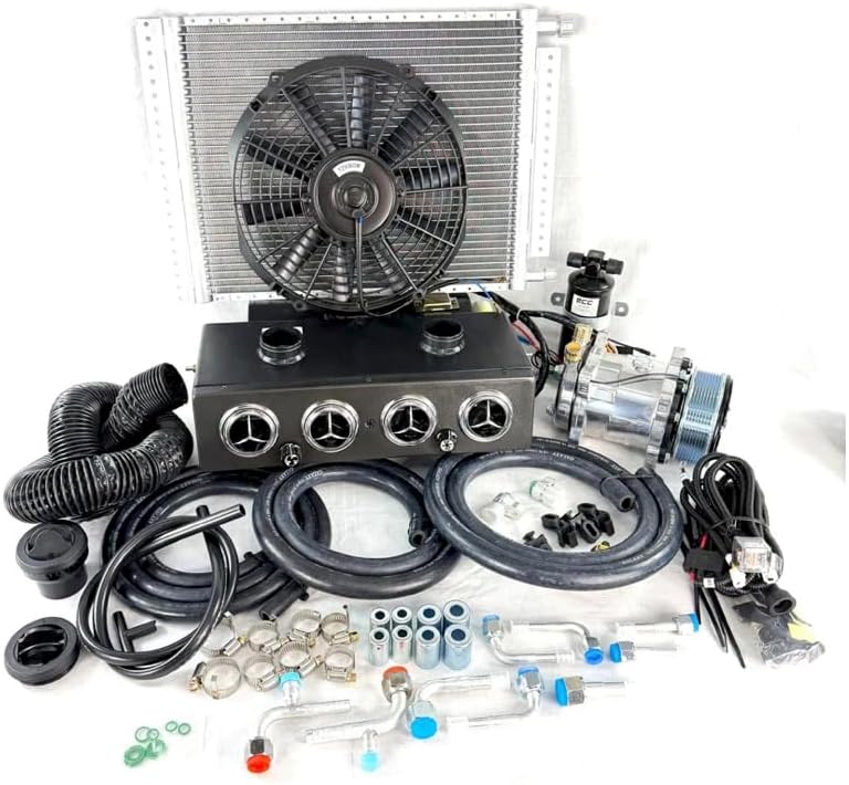 A/C KIT UNIVERSAL UNDER DASH H &C 404-0 2 AUXILIARY DEFROSTER VENT PV8 SW