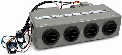 A/C KIT UNIVERSAL UNDER DASH EVAPORATOR 432 SHG VENTS BLACK COMPRESSOR 2A BLACK