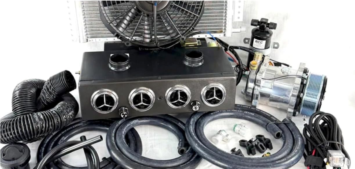 A/C KIT UNIVERSAL UNDER DASH H &C 404-0 2 AUXILIARY DEFROSTER VENT PV8 SW