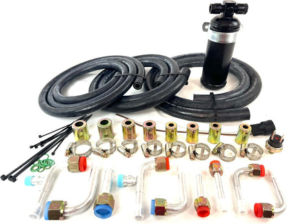 A/C KIT UNIVERSAL UNDER DASH EVAPORATOR 432-0 SH GREY CONDENSER 20*12 ELECTRIC