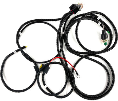 Universal UnderDash A/C Kit 202- 14X18 Condenser w/ Electric Harness, 2A-V Belt