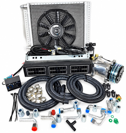 24 VOLTS KIT UNDER DASH EVAPORATOR COMPRESSOR 848-100 HEAT & COOL ELEC HARNESS