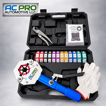 1500 Hydra-Krimp Hydraulic A/C Hose Crimper Kit with Dies & Case