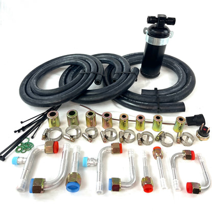 A/C KIT UNIVERSAL IN DASH EVAPORATOR 450-000 Top port Outlets HEAT & COOL
