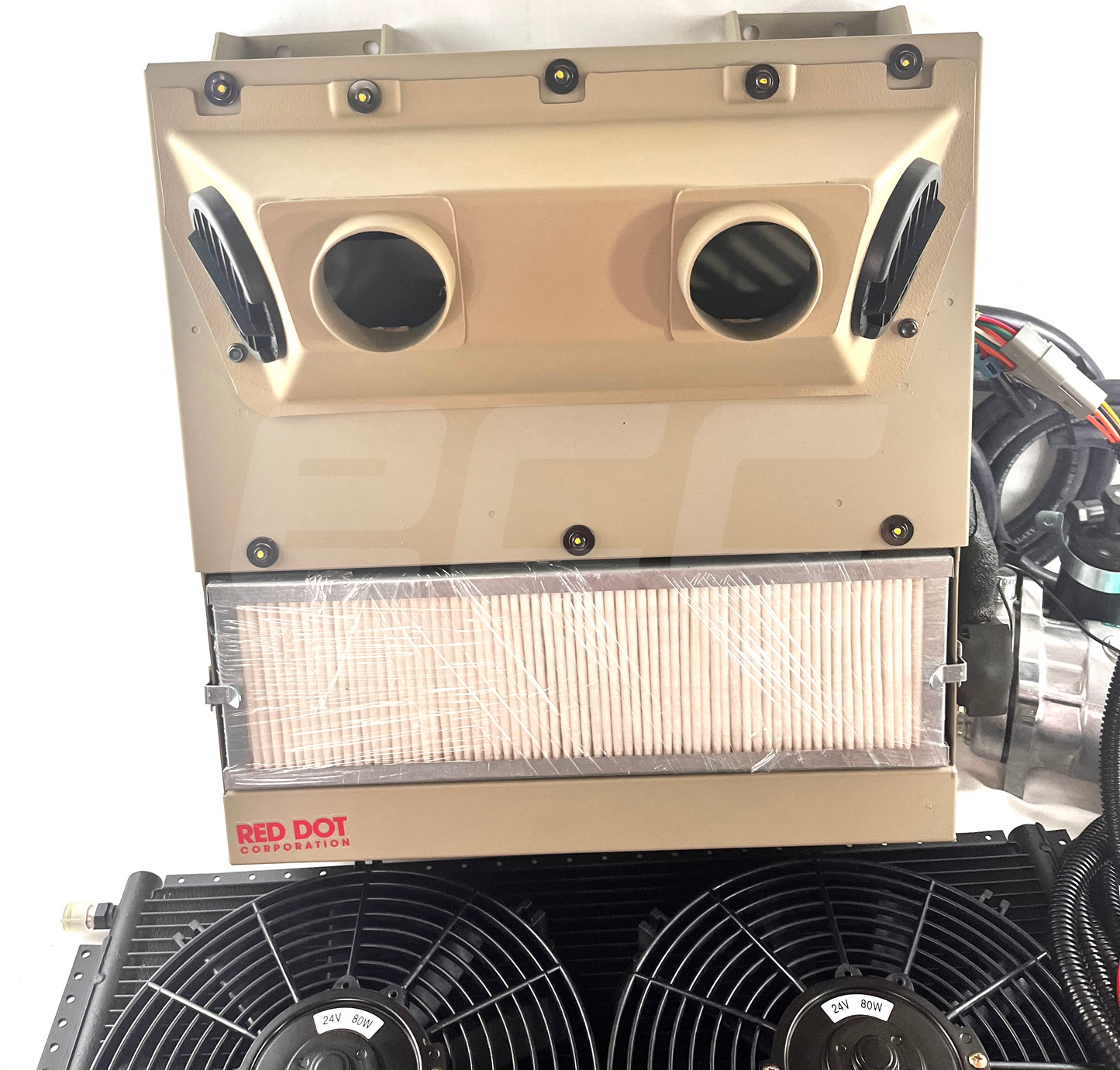 HUMVEE A/C Air Conditioning KIT R-2400-0 OEM Red Dot Backwall W/FRONT VENTS