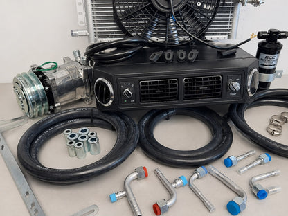 A/C KIT UNIVERSAL UNDERDASH EVAPORATOR 432-100 H/C 12V WITH ELECTRICAL HARNESS
