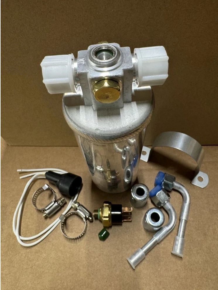 A/C ALUMINUM DRIER KIT  5/8" X  5/8" O-RING W/ FITTING COMBO W/ BINARY SWITCH