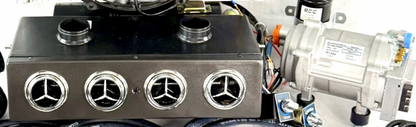 A/C KIT ELECTRIC 12 VOLTS HEAT & COOL 404 WITH 2 AUXILIARY DEFROSTER VENT