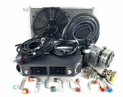A/C KIT UNIVERSAL UNDERDASH  HOT ROD 14H x 18L CONDENSER MODEL 432-100