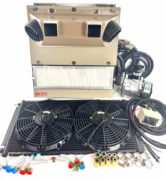 HUMVEE A/C Air Conditioning KIT R-2400-0 OEM Red Dot Backwall unit