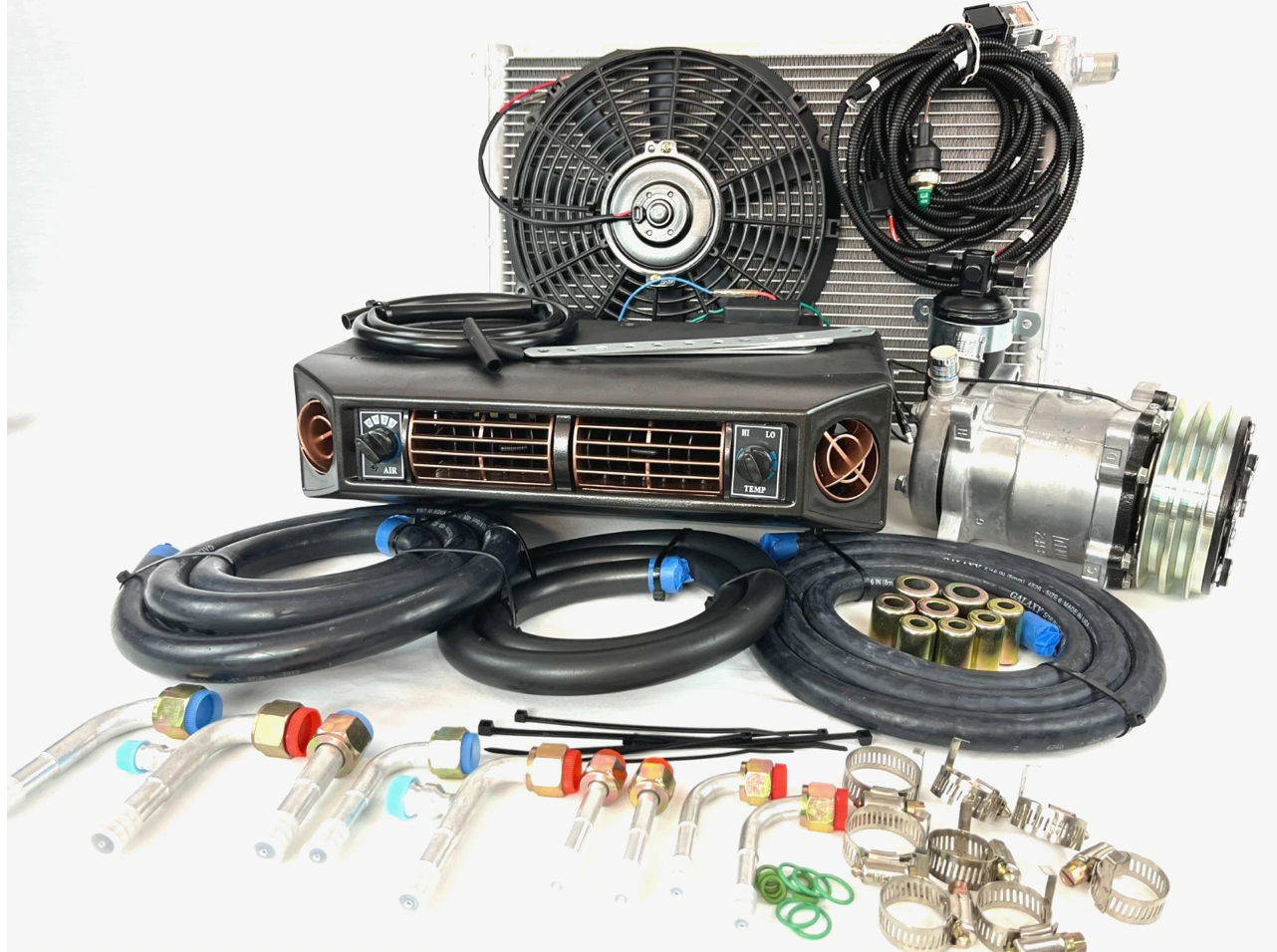 A/C KIT UNIVERSAL UNDER DASH EVAPORATOR 404-100 GOLD HEAT  AND COOL ELEC HARNESS