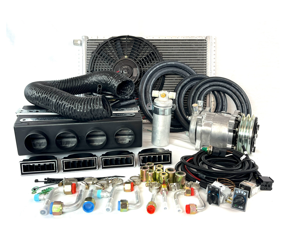 A/C KIT UNDER DASH EVAPORATOR COMPRESSOR 404-000 COOL ONLY DDCL ELECTRIC HARNESS