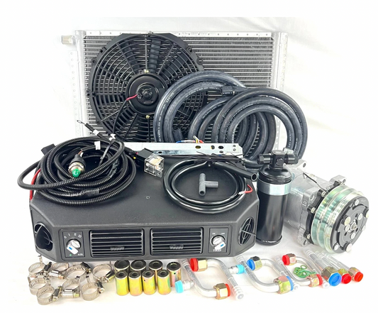 A/C KIT UNIVERSAL UNDERDASH EVAPORATOR 404-1 12V WITH ELECTRICAL HARNESS