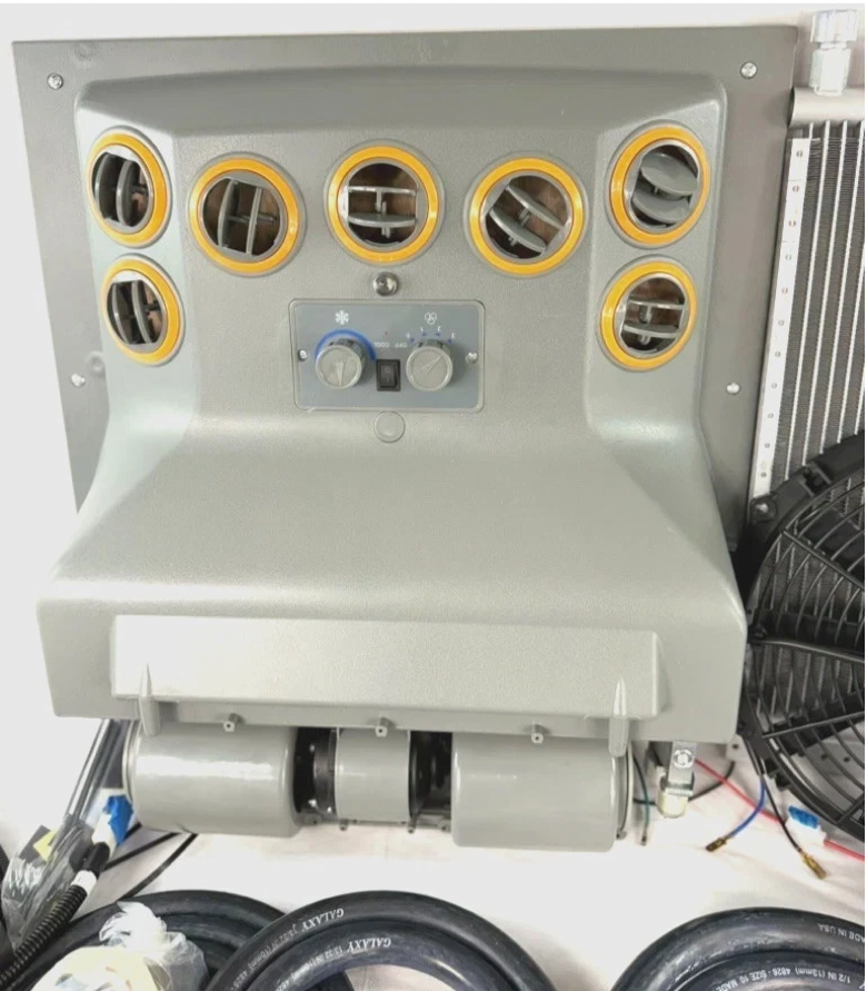 NEW A/C-KIT UNIVERSAL  HEADLINER CEILING EVAPORATOR ELECTRIC COMPRESSOR