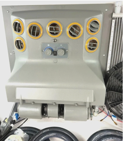 NEW A/C-KIT UNIVERSAL  HEADLINER CEILING EVAPORATOR ELECTRIC COMPRESSOR