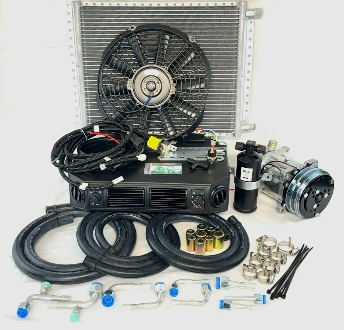 A/C KIT UNIVERSAL AIR CONDITIONING UNDER DASH EVAPORATOR 432-100 ROUND VENTS