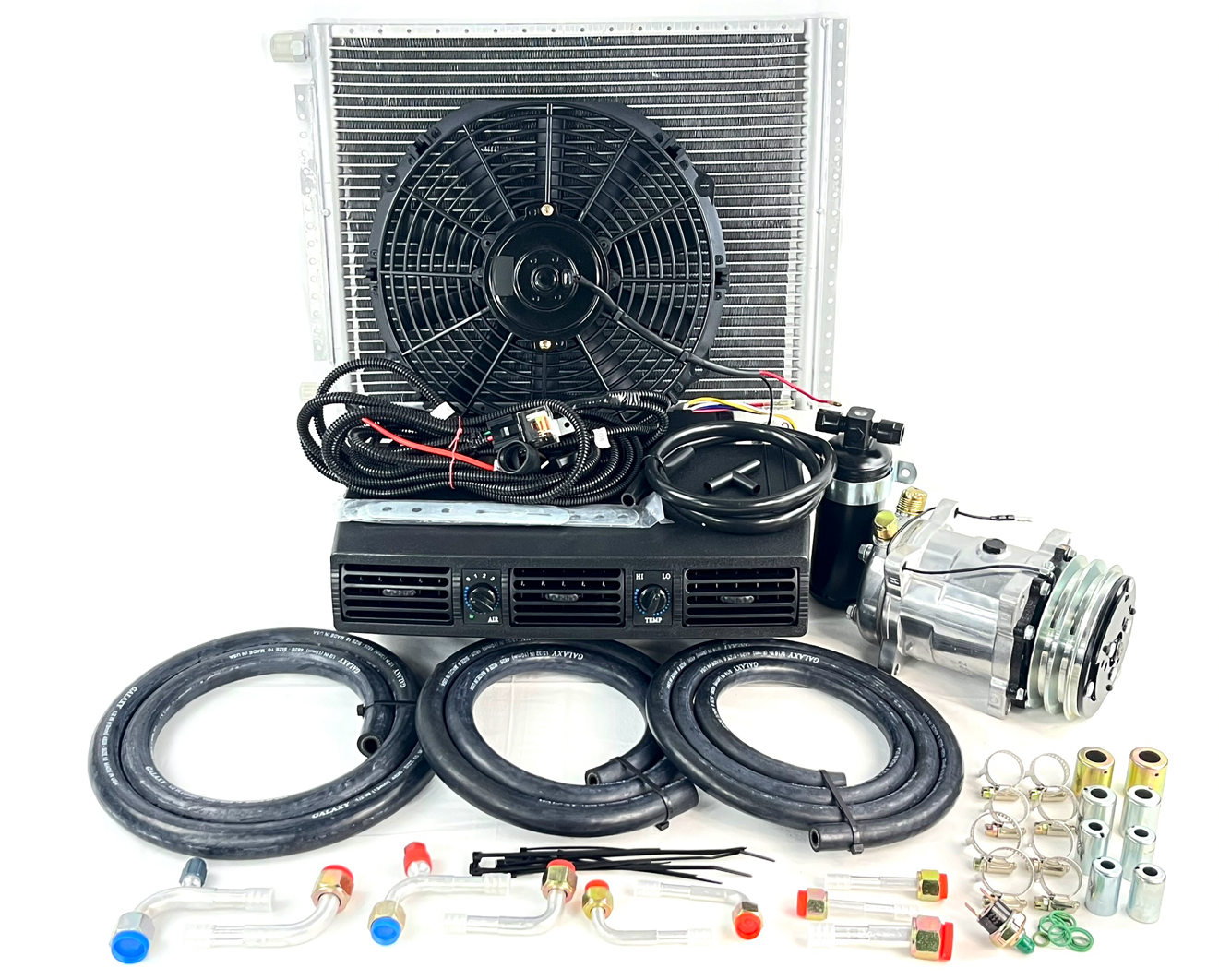A/C KIT UNIVERSAL UNDERDASH EVAPORATOR 404-100 COOL ONLY 13700 BTU ELEC HARNESS