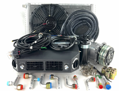 A/C KIT UNIVERSAL UNDERDASH  HOT ROD 14H x 16L CONDENSER MODEL 432-100