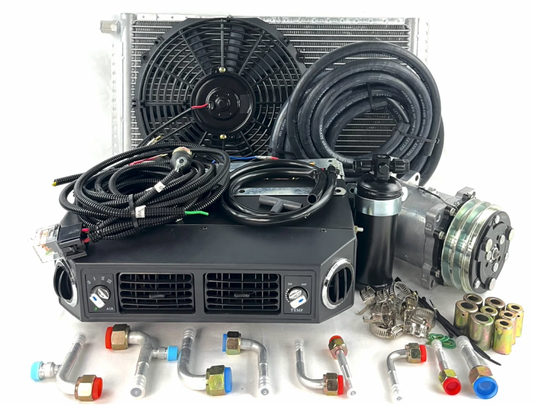 A/C KIT UNIVERSAL UNDERDASH  HOT ROD 14H x 16L CONDENSER MODEL 432-100