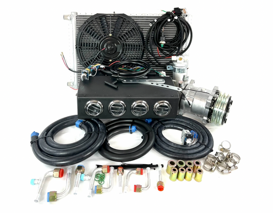 A/C KIT UNIVERSAL UNDER DASH EVAPORATOR 432-000 SH 12V WITH ELECTRICAL HARNESS