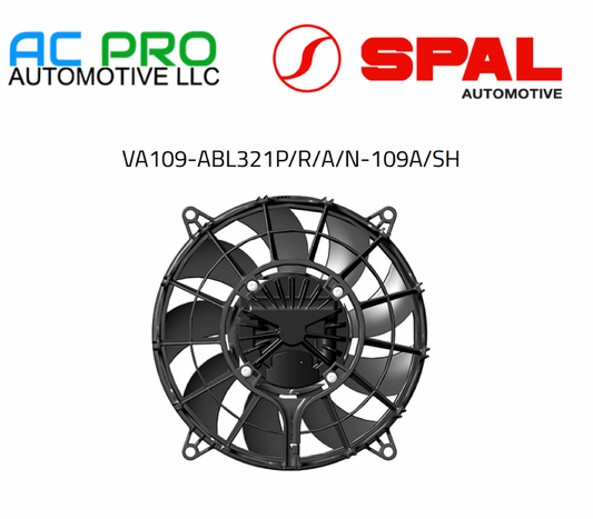 VA109-ABL321P/N-109A/SH For SPAL Brushless Fan 10" (255mm) 12V OEM SPAL