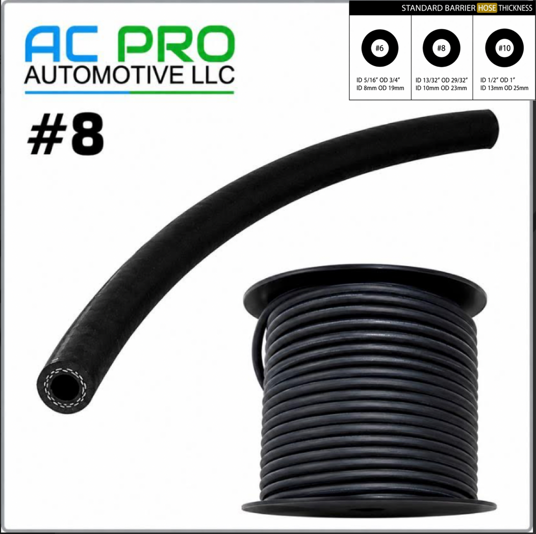 5 FT - New A/C Hose #8, 13/32'' I.D. 29/32'' - CM703002