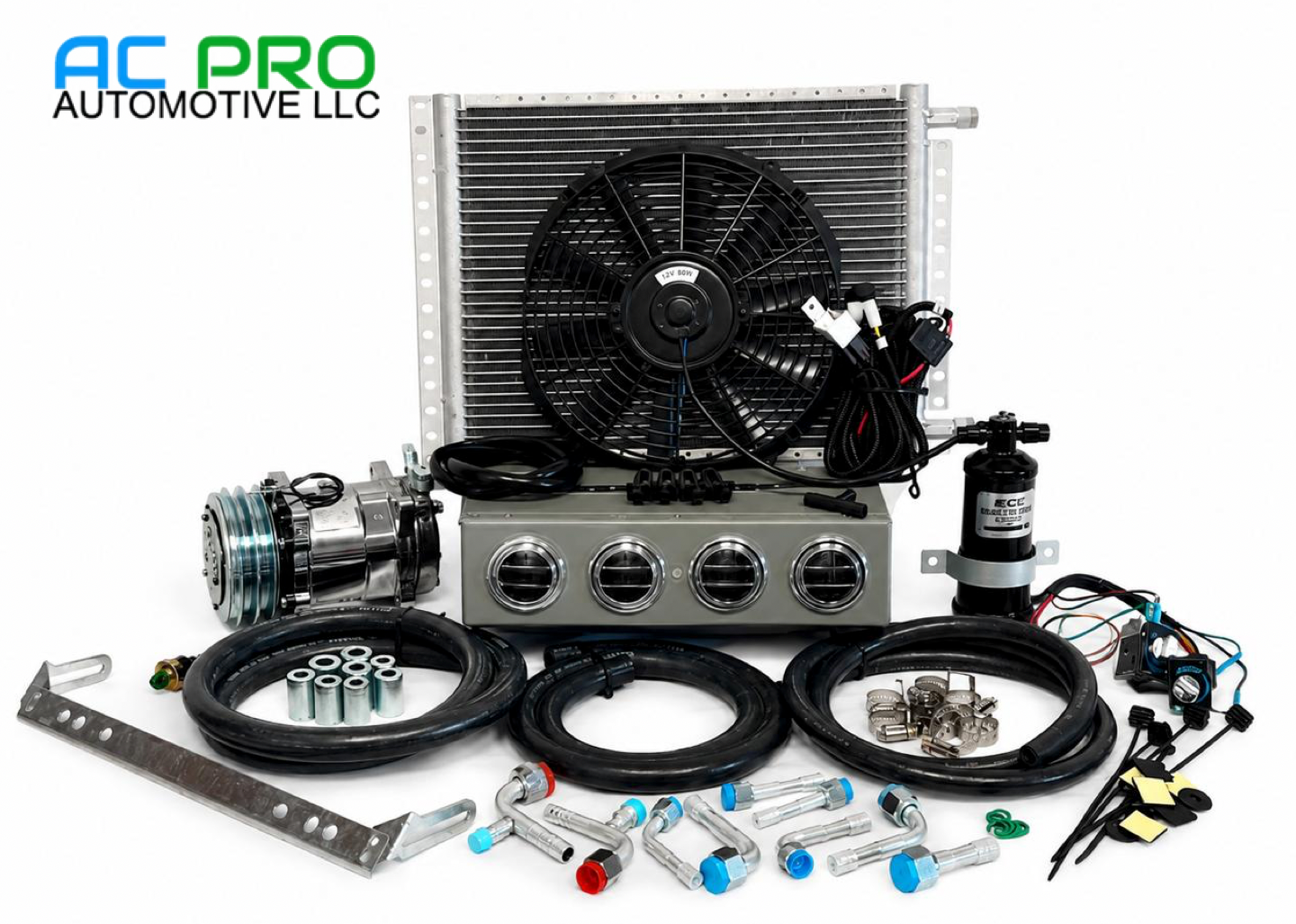 A/C KIT UNIVERSAL UNDER DASH EVAPORATOR 432-000 SH GREY COOL ONLY