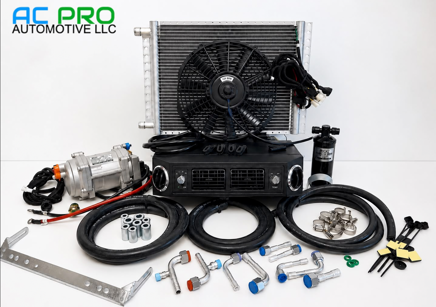 A/C KIT UNIVERSAL UNDERDASH EVAPORATOR 432-100 H/C 12V ELECTRIC