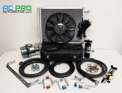 Underdash AC Unit Quiet Fast Cooling for Classica Car, Truck, ATV,Pickup,Tractor