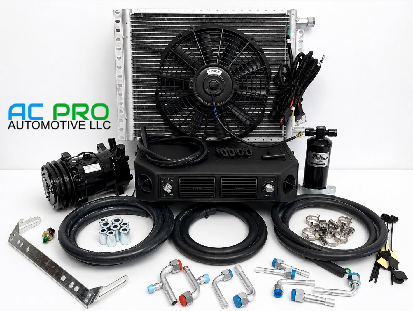 12V Under Dash Air Conditioner with Heating, Universal 404-100 H/C Fast Cooling