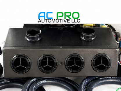 UNIVERSAL UNDERDASH EVAPORATOR HEAT & COOL 404 CSL BLACK VENTS