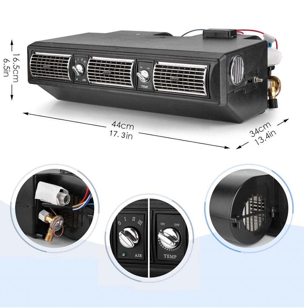 Universal Air Conditioning Kit Under Dash 450-100 A/C 12V  HEAT & COOL