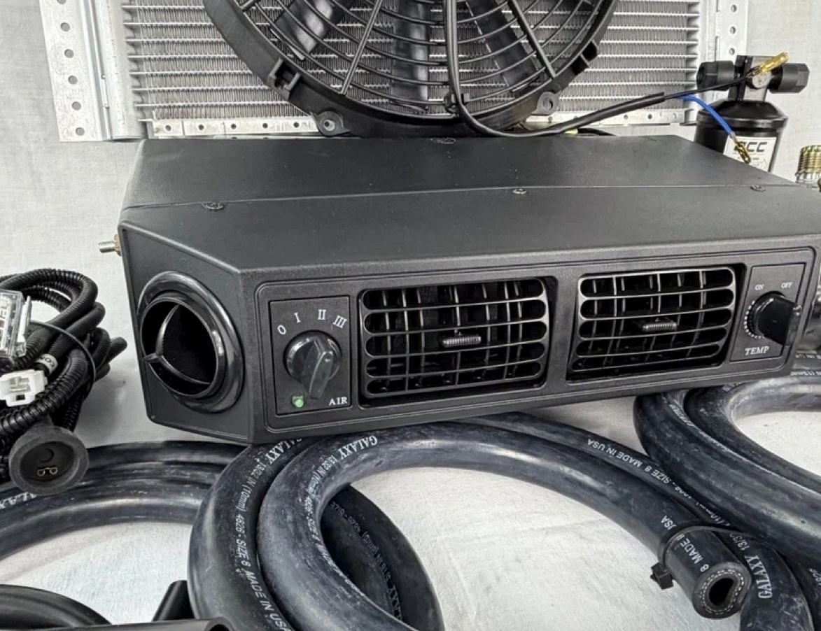 A/C KIT UNIVERSAL AIR CONDITIONING UNDER DASH EVAPORATOR 432-100 ROUND VENTS