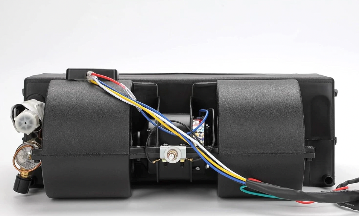 A/C KIT UNIVERSAL IN DASH EVAPORATOR 404-000 Top Outlet HEAT & COOL 12V ELECTRIC