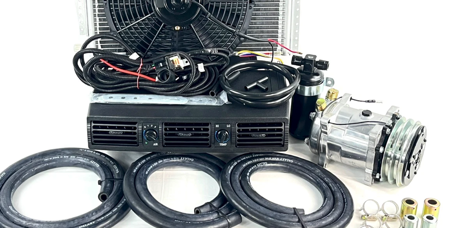 A/C KIT UNIVERSAL UNDERDASH EVAPORATOR 404-100 COOL ONLY 13700 BTU ELEC HARNESS