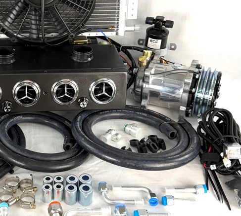 A/C KIT UNIVERSAL UNDER DASH  HEAT & COOL 404 WITH 2 AUXILIARY DEFROSTER VENT