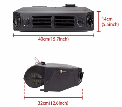 A/C KIT UNIVERSAL AIR CONDITIONING UNDER DASH MODEL 432-100 BLACK  12X14 COND