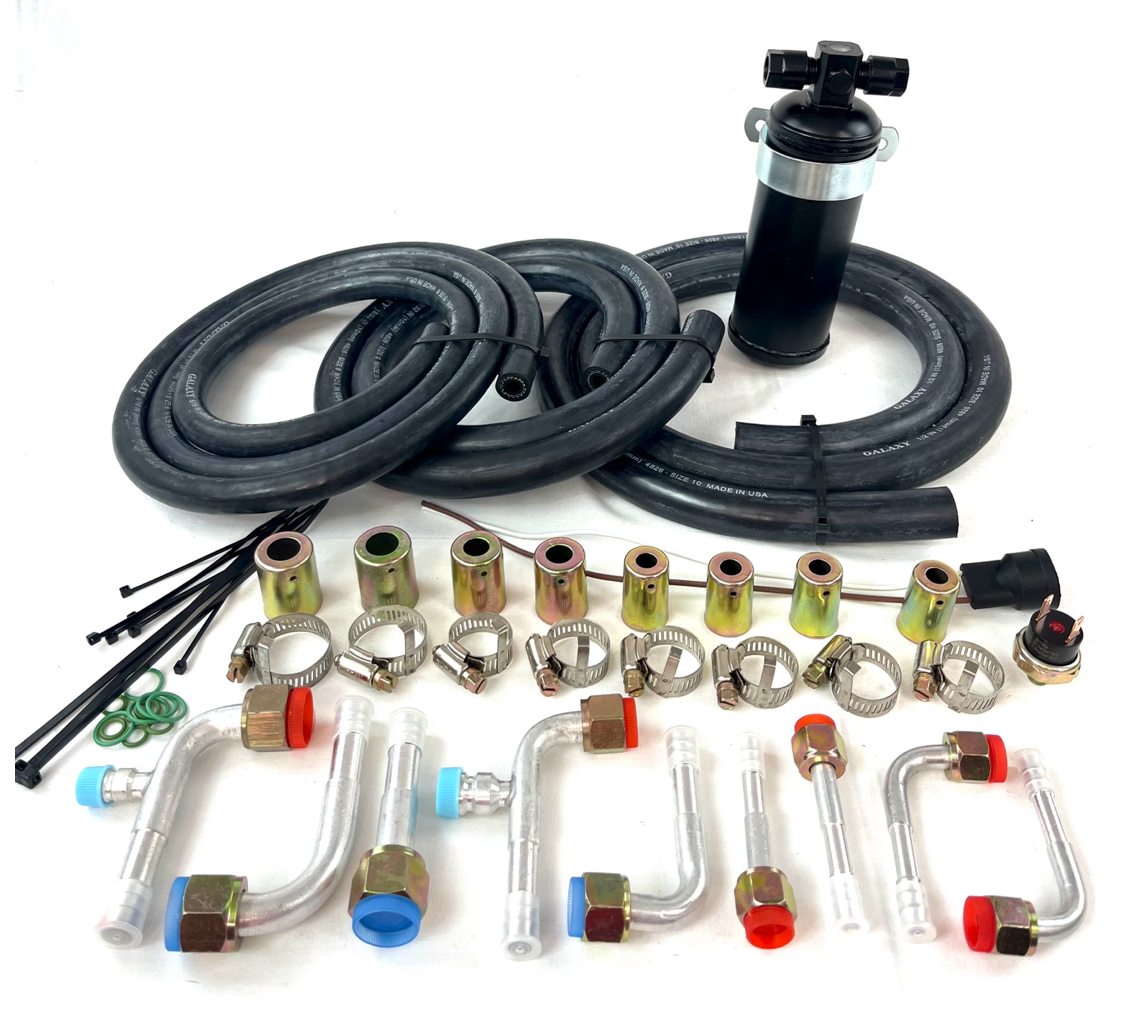 A/C KIT UNIVERSAL UNDER DASH EVAPORATOR 404-100 RED HEAT AND COOL W/ELEC HARNESS