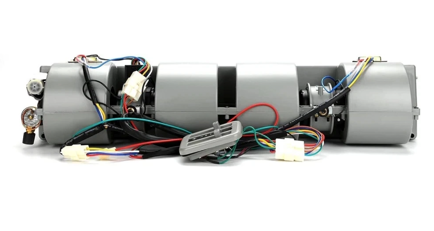 A/C KIT UNIVERSAL UNDER DASH EVAPORATOR BEU 228-100 GREY 12V WITH ELEC HARNESS