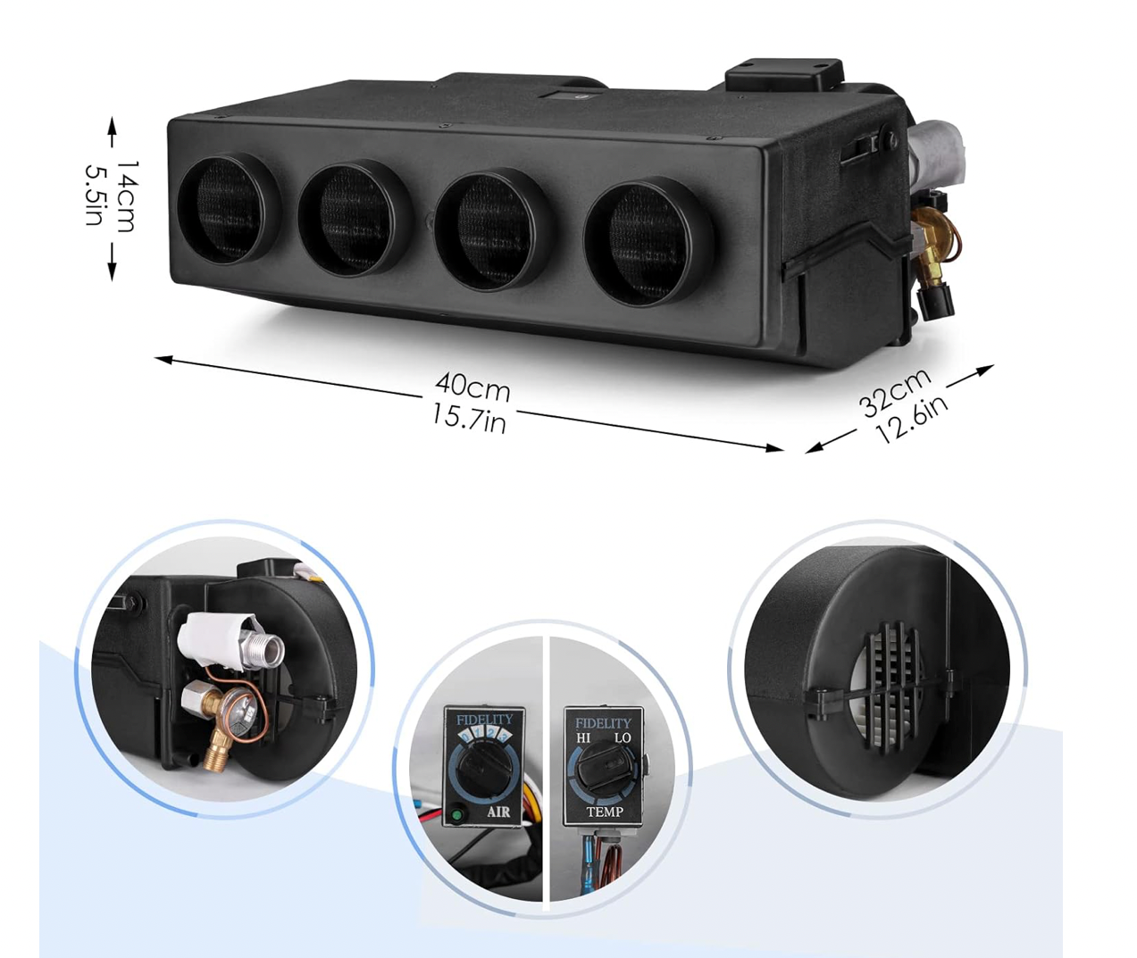 A/C KIT UNIVERSAL UNDER DASH EVAPORATOR 404-000 HEAT AND COOL ELECTRICAL HARNESS