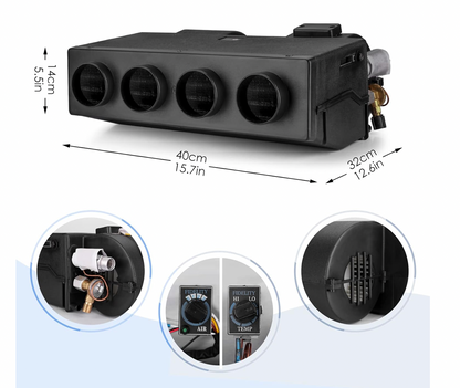 A/C KIT UNIVERSAL UNDER DASH EVAPORATOR 404-000 HEAT AND COOL ELECTRICAL HARNESS