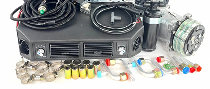 A/C KIT UNIVERSAL UNDERDASH EVAPORATOR 404-1 12V WITH ELECTRICAL HARNESS