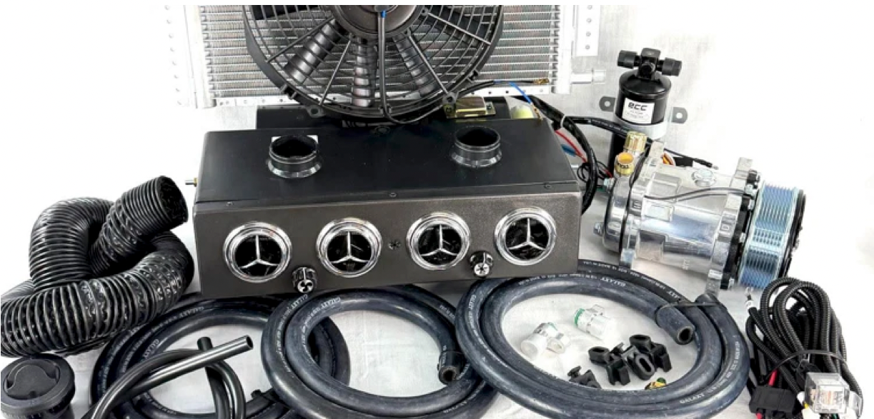 A/C KIT UNIVERSAL UNDER DASH  HEAT & COOL 404-0 2 AUXILIARY DEFROSTER VENT  PV8