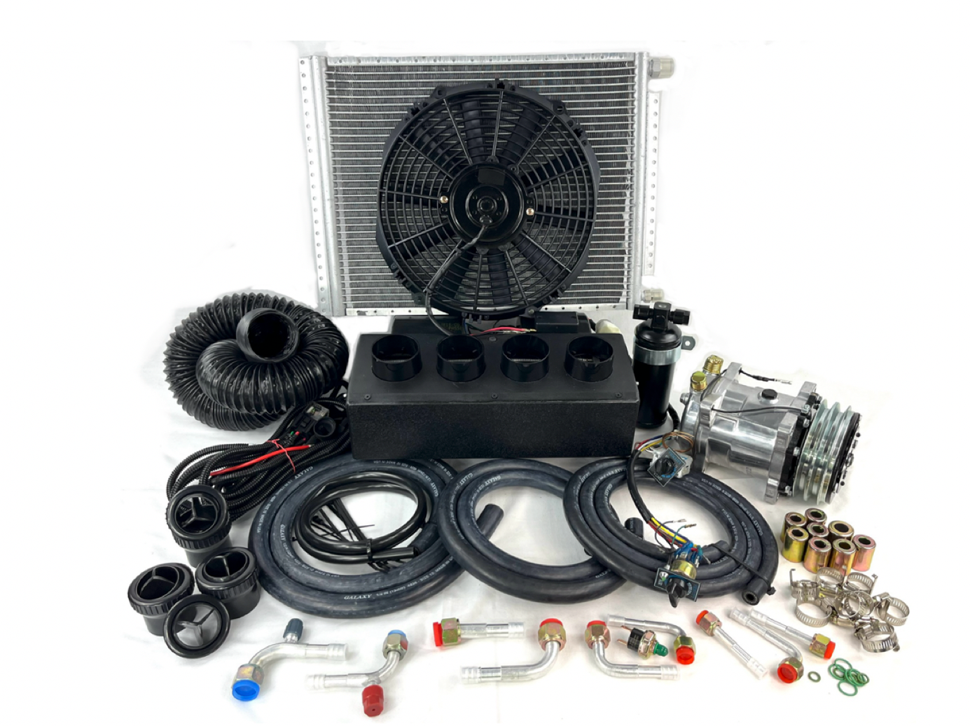 A/C KIT UNIVERSAL UNDER DASH IN DASH EVAPORATOR 432-000 Top Outlet Cool Only
