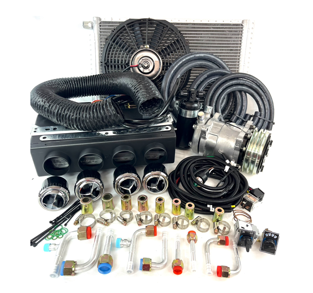 A/C KIT UNIVERSAL UNDER DASH EVAPORATOR 432-000 DCSL 12V WITH ELECTRICAL HARNESS
