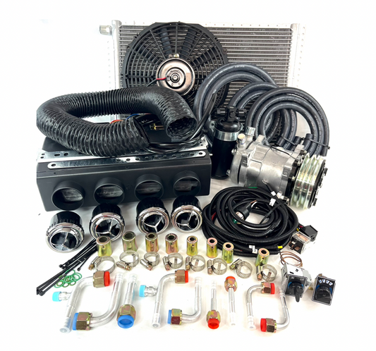 A/C KIT UNIVERSAL UNDER DASH EVAPORATOR 432-000 DCSL 12V WITH ELECTRICAL HARNESS